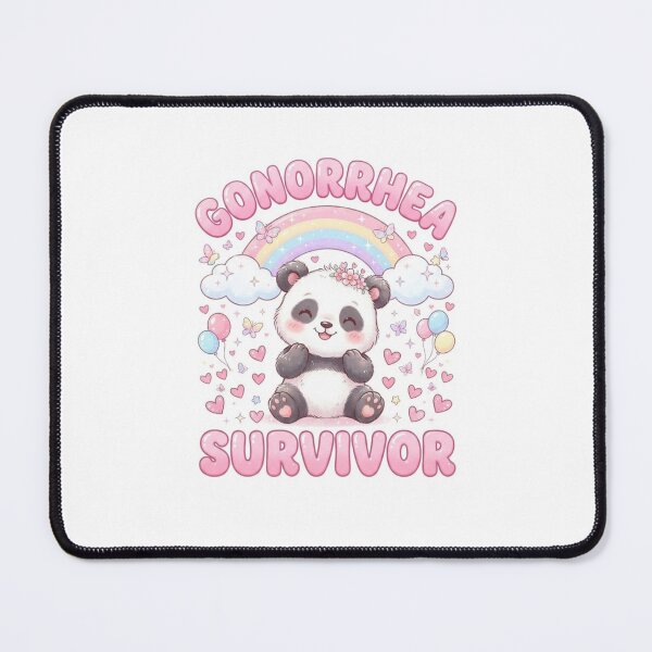 Item preview, Panda gonorrhea survivor funny gag adult humor novelty designed and sold by CheeseBlueprint.