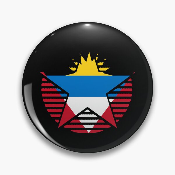 Item preview, Retro Antigua And Barbuda Flag Star AG designed and sold by shitpostee.