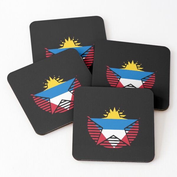 Item preview, Retro Antigua And Barbuda Flag Star AG designed and sold by shitpostee.
