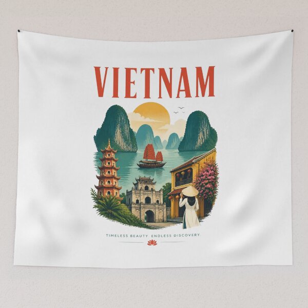Item preview, Vintage Vietnam Poster designed and sold by GoodOldVintage.