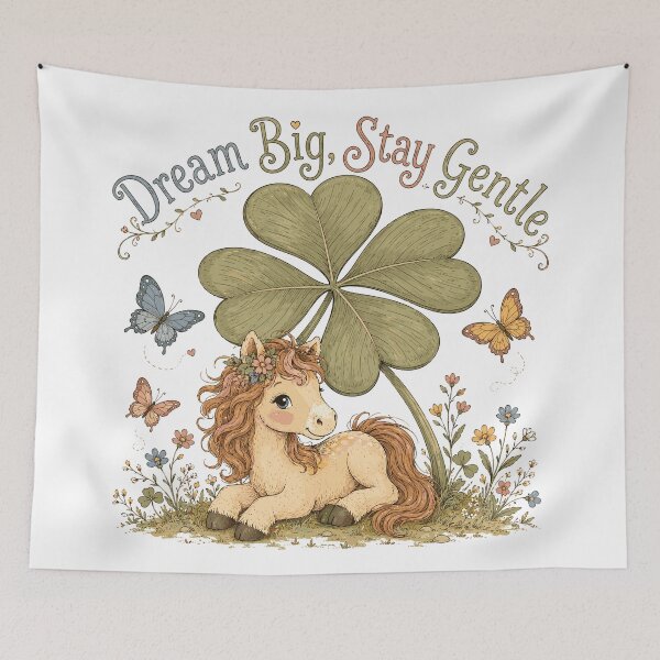 Item preview, Clover Wishes - Cute Pony Nursery designed and sold by bapupa.