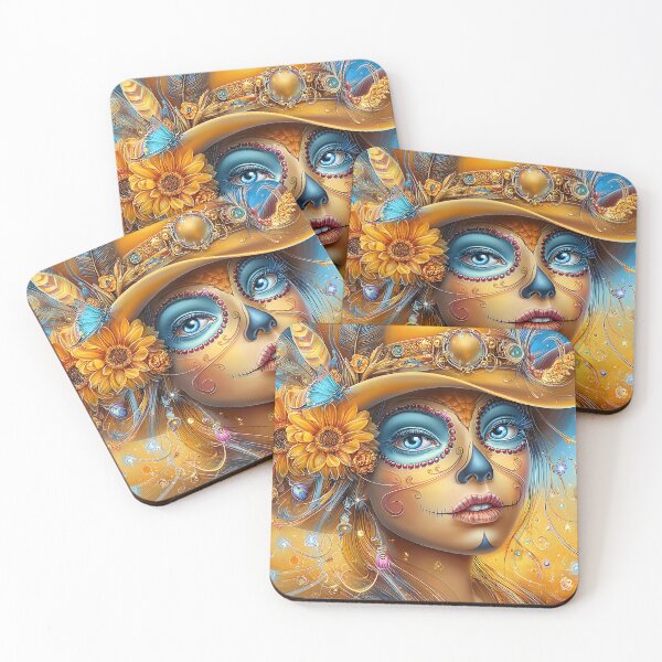 Item preview, Vibrant Day of the Dead Inspired Artwork designed and sold by Artessie.