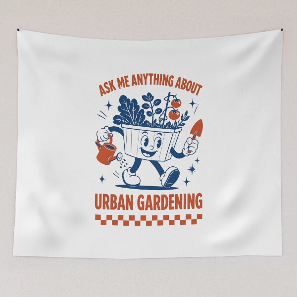Item preview, Ask Me Anything About Urban Gardening designed and sold by LuminOrb.