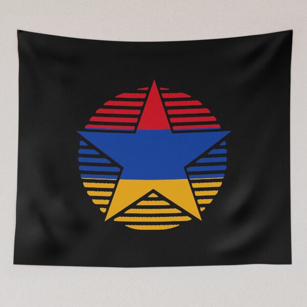Item preview, Retro Armenia Flag Star AM designed and sold by shitpostee.