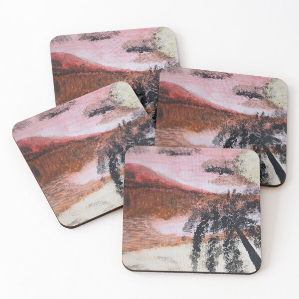Item preview, Silhoutte Palm Tree and Moon designed and sold by Aquamarineelle.