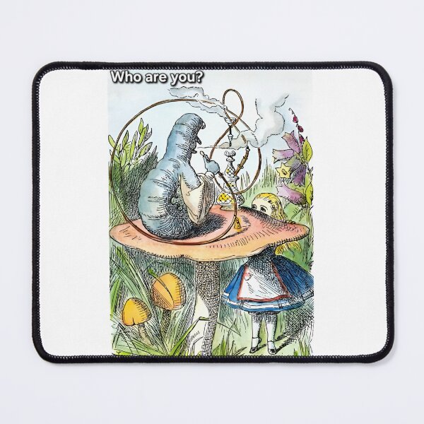 Item preview, Who Are You Caterpillar Alice in Wonderland Vintage Art designed and sold by FineArtShirts.