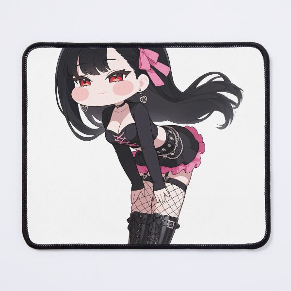 Item preview, Cute Chibi Gothic Kawaii Fashion Girl Sticker designed and sold by RGB-crayon.