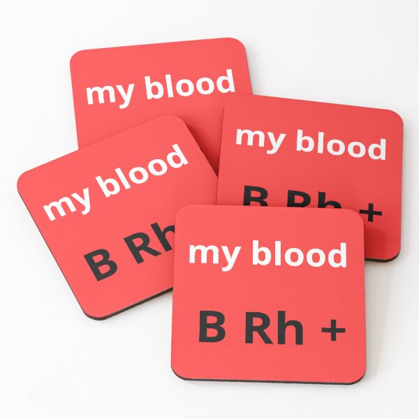 Item preview, Blood B Rh- designed and sold by adamoliv.