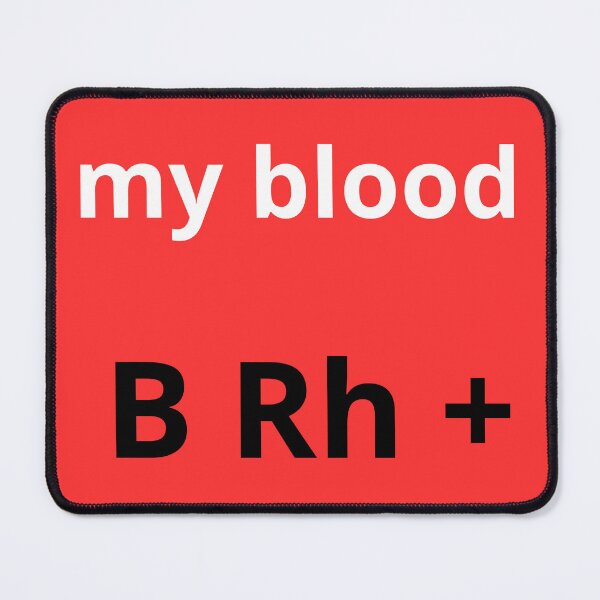 Item preview, Blood B Rh- designed and sold by adamoliv.