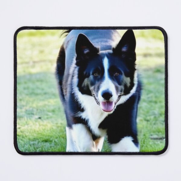 Item preview, Animals - Shepherd Dog, Dynamic Portrait on Green Lawn designed and sold by World-Pets.