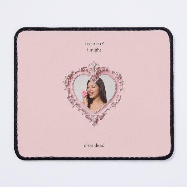 Item preview, Kiss Me And I Might Drop Dead Vintage Heart Mirror designed and sold by SamirBeer96.
