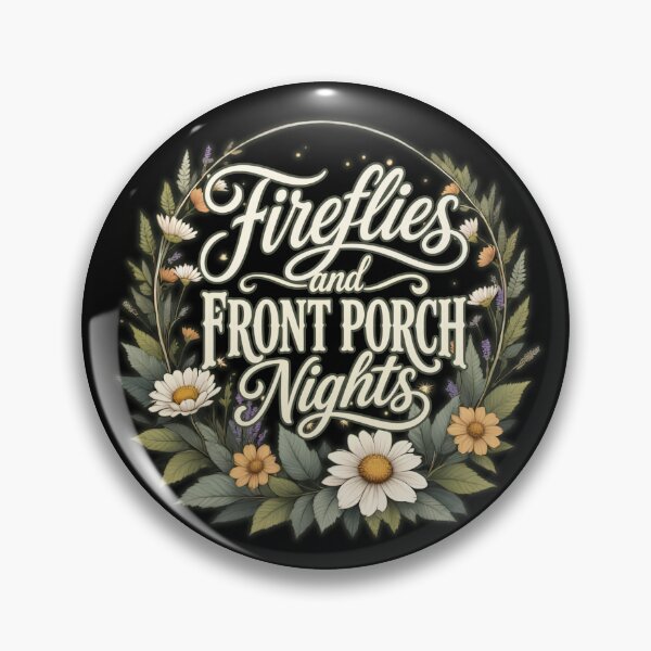 Item preview, Fireflies and Front Porch Nights Vintage Wildflower Typography designed and sold by PROPera-design.