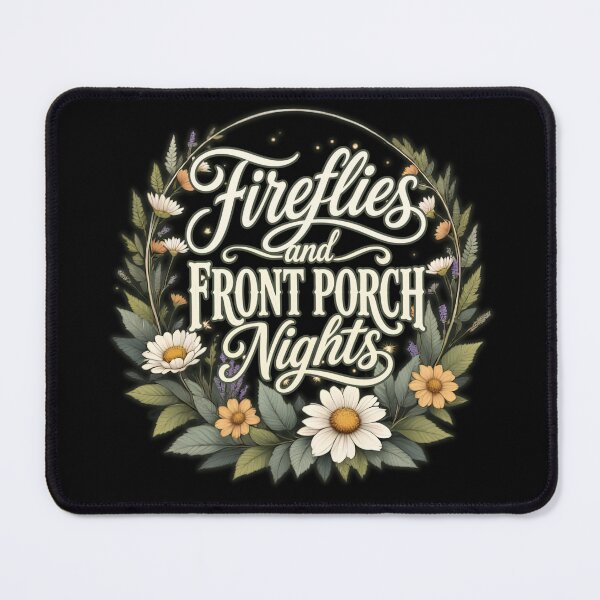 Item preview, Fireflies and Front Porch Nights Vintage Wildflower Typography designed and sold by PROPera-design.
