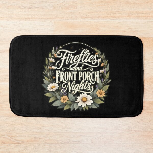 Item preview, Fireflies and Front Porch Nights Vintage Wildflower Typography designed and sold by PROPera-design.