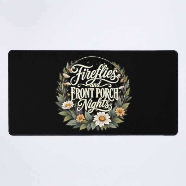 Item preview, Fireflies and Front Porch Nights Vintage Wildflower Typography designed and sold by PROPera-design.