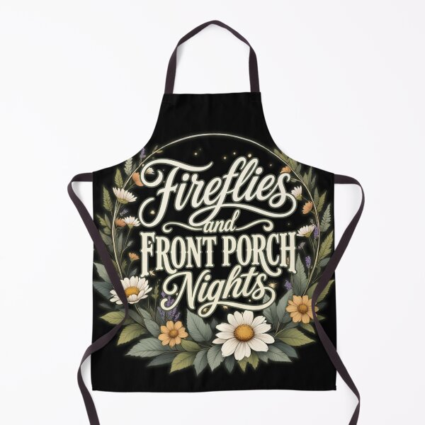 Item preview, Fireflies and Front Porch Nights Vintage Wildflower Typography designed and sold by PROPera-design.