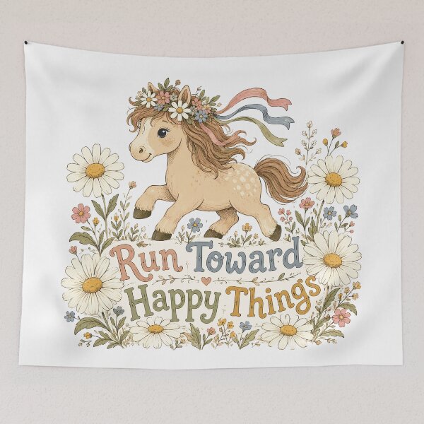 Item preview, Meadow Gallop - Cute Pony Nursery designed and sold by bapupa.