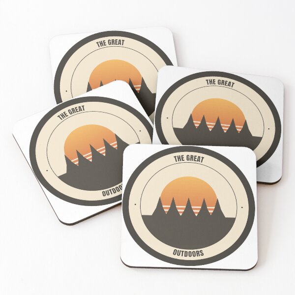 Item preview, The Great Outdoors Retro Forest Nature Pin designed and sold by Faissal SBIAA.
