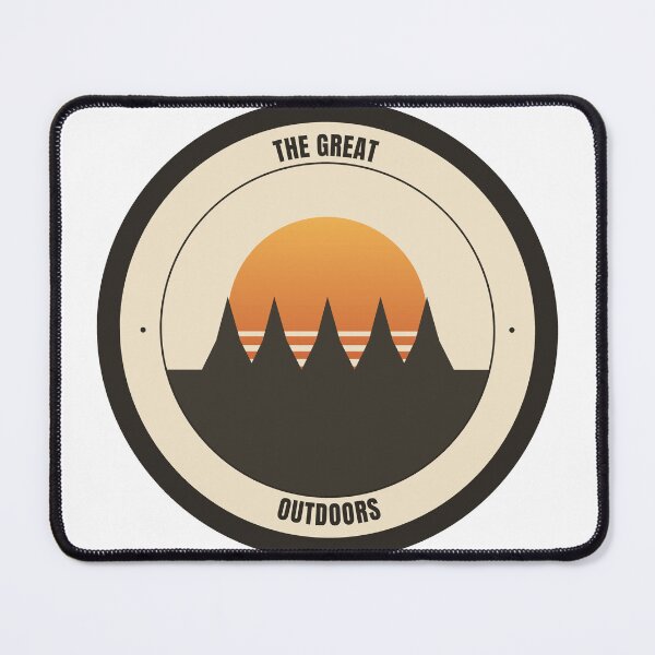 Item preview, The Great Outdoors Retro Forest Nature Pin designed and sold by Faissal SBIAA.