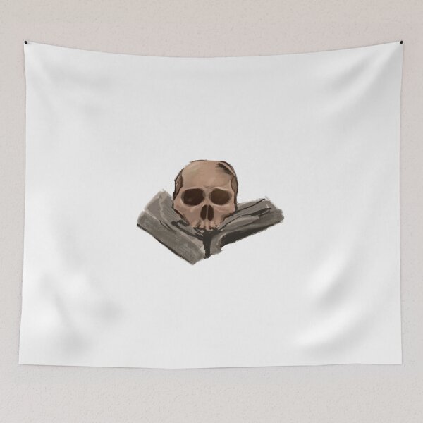 Item preview, A skull on an old book designed and sold by DarkpearlOcs.