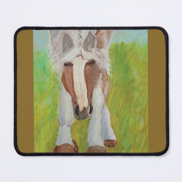 Item preview, Jumping horse in happy way at meadow designed and sold by MartaTerkiewicz.