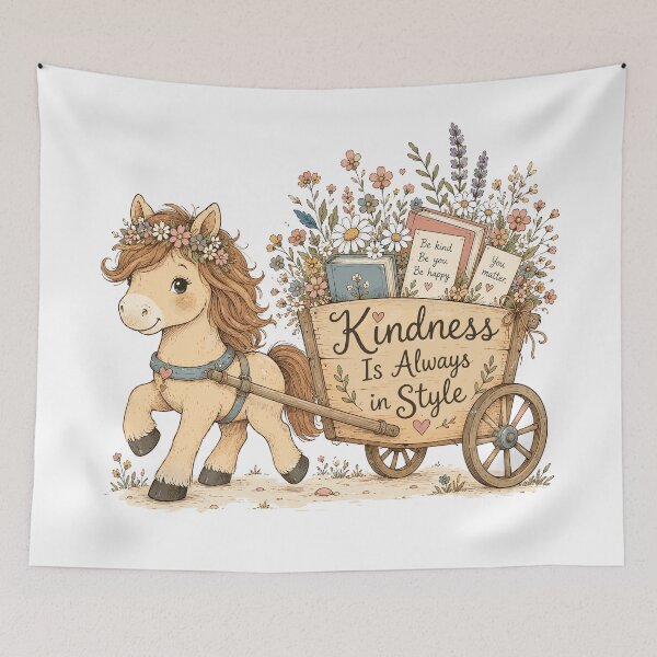 Item preview, Ribbon Rider - Cute Pony Nursery designed and sold by bapupa.