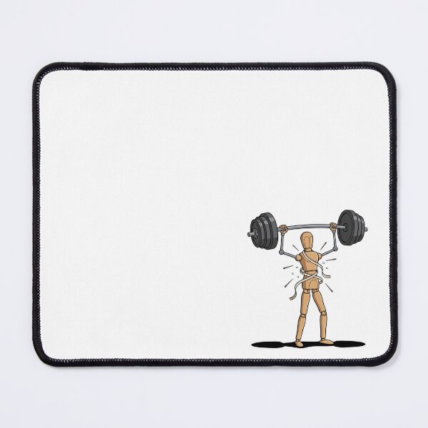 Item preview, Strong Mannequin Lifting Barbell with Measuring Progress designed and sold by Rare By Hero.