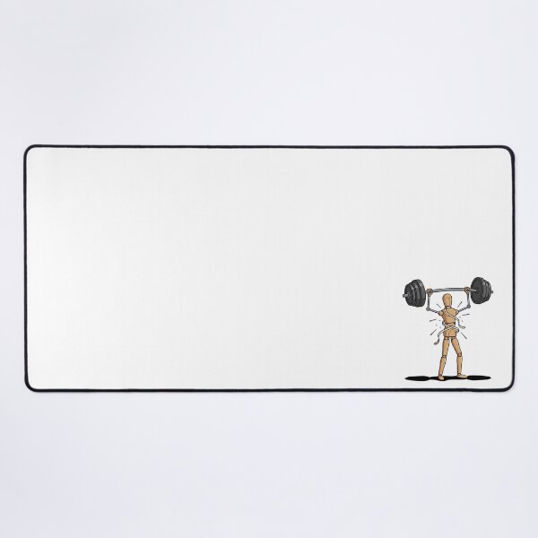 Item preview, Strong Mannequin Lifting Barbell with Measuring Progress designed and sold by Rare By Hero.