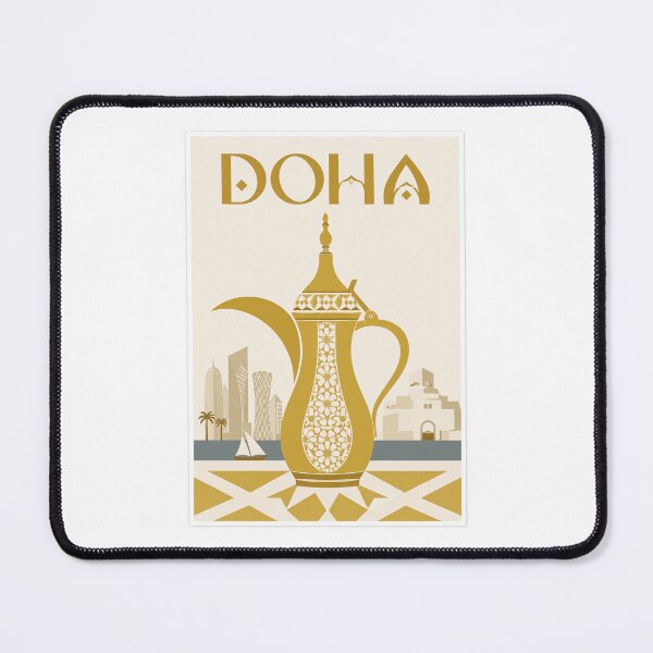 Item preview, Doha Dallah Coffee Pot Poster designed and sold by Beyond Destinations.