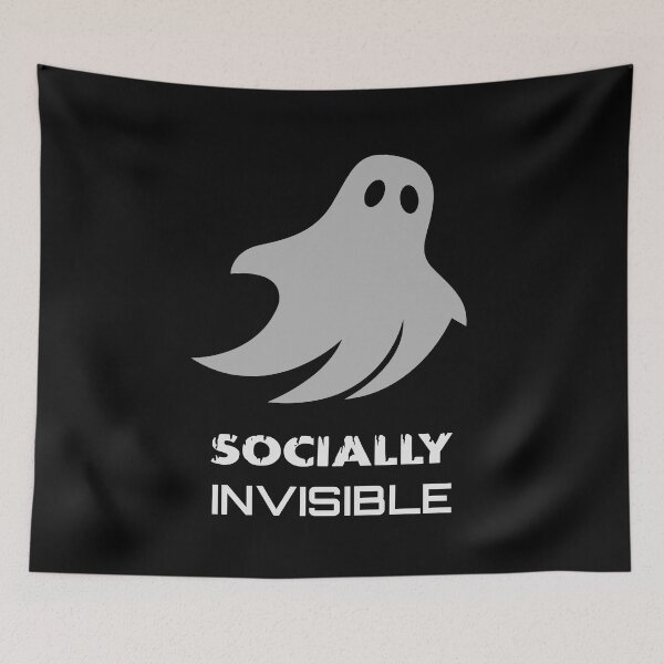 Item preview, Funny Introvert Spooky Ghost designed and sold by ElectroSphere46.