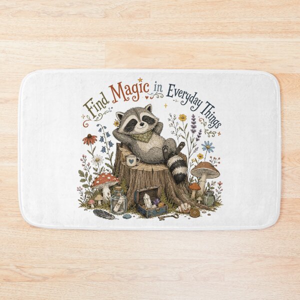 Item preview, Cozy Forager - Cute Raccoon Nursery designed and sold by bapupa.