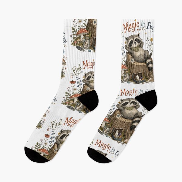 Item preview, Cozy Forager - Cute Raccoon Nursery designed and sold by bapupa.