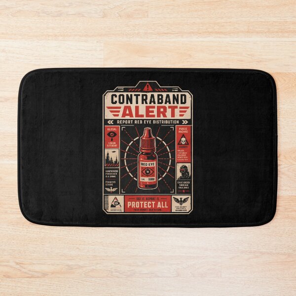 Item preview, Red Eye Contraband Hazard Poster designed and sold by agearb.