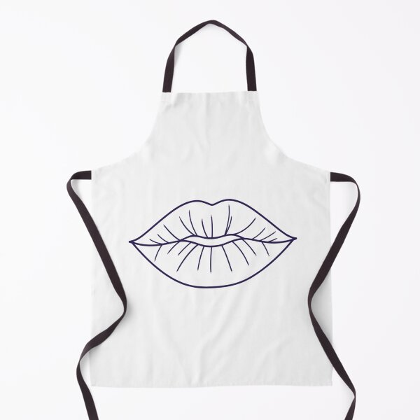Item preview, Minimalist Line Art Lips - Abstract Continuous Line Chic Black & White Design designed and sold by Larams Studio.