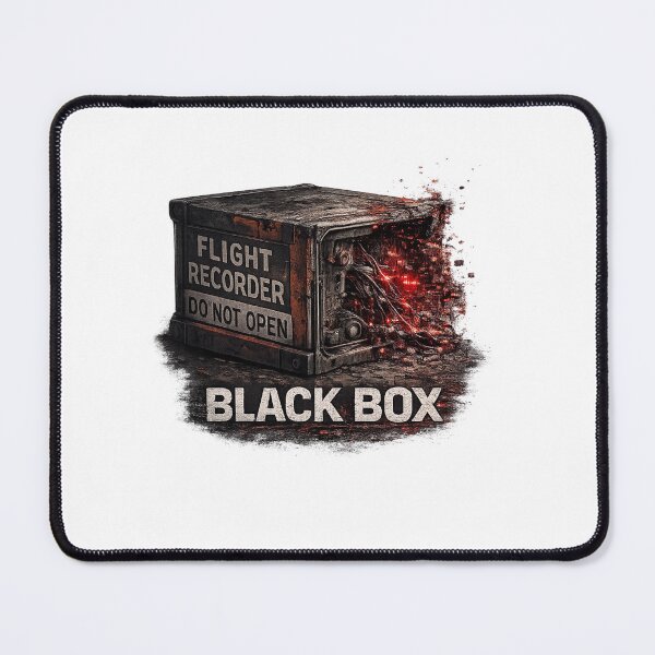 Item preview, BLACK BOX – Glitch Flight Recorder Cyberpunk Design designed and sold by UnglaublichGut.