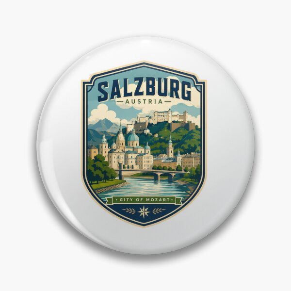 Item preview, Salzburg Austria City Of Mozart European Travel Souvenir designed and sold by Simsimah26Parks.