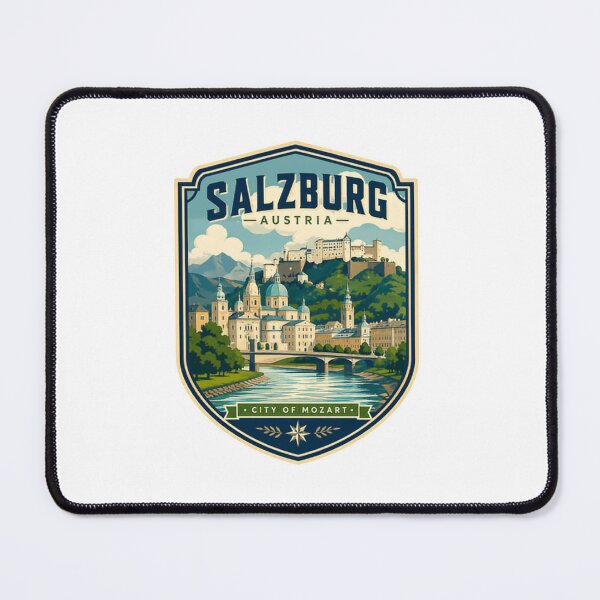 Item preview, Salzburg Austria City Of Mozart European Travel Souvenir designed and sold by Simsimah26Parks.