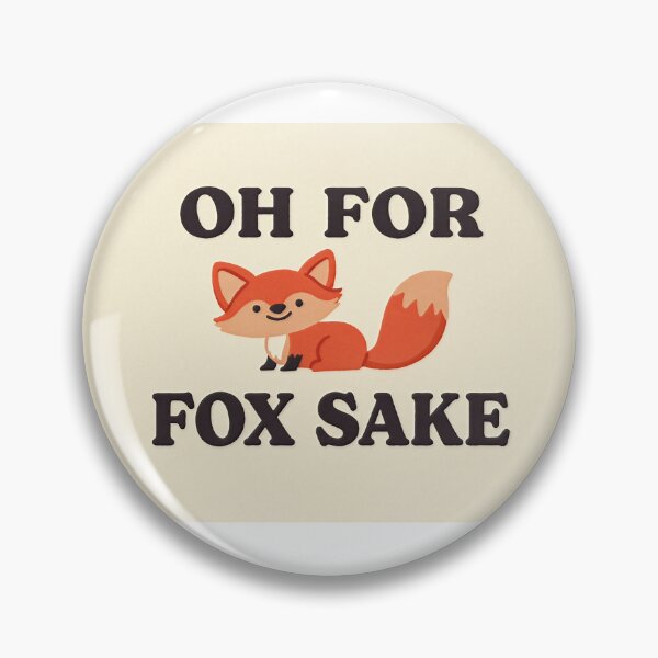 Artikelvorschau, Retro Orange Fox Oh For Fox Sake entworfen und verkauft von C-Plus-Home.