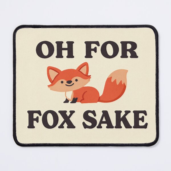 Item preview, Retro Orange Fox Oh For Fox Sake designed and sold by C-Plus-Home.
