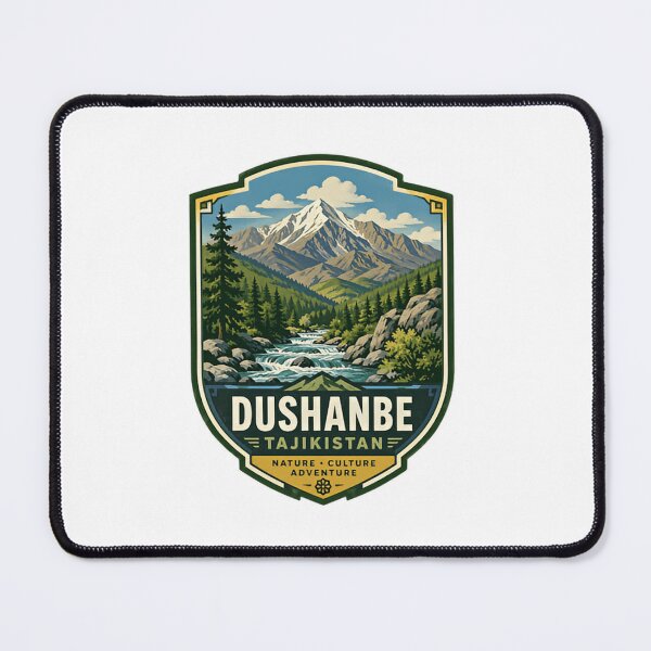 Item preview, Dushanbe Tajikistan Nature Culture Adventure Travel Explorer Souvenir Gift designed and sold by Simsimah26Parks.