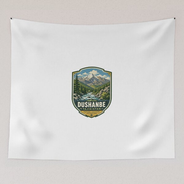 Item preview, Dushanbe Tajikistan Nature Culture Adventure Travel Explorer Souvenir Gift designed and sold by Simsimah26Parks.