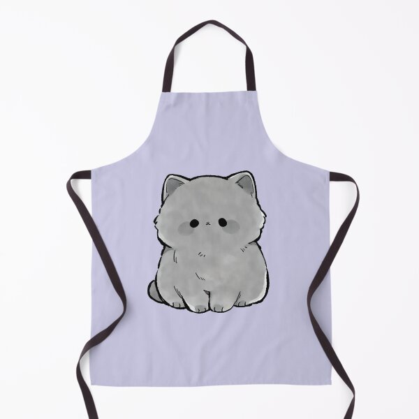 Item preview, Cute Fluffy Gray Kitten Kawaii Cat designed and sold by jianina-alondra.