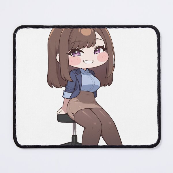 Item preview, Cute Chibi Office Girl Business Anime Sticker designed and sold by RGB-crayon.