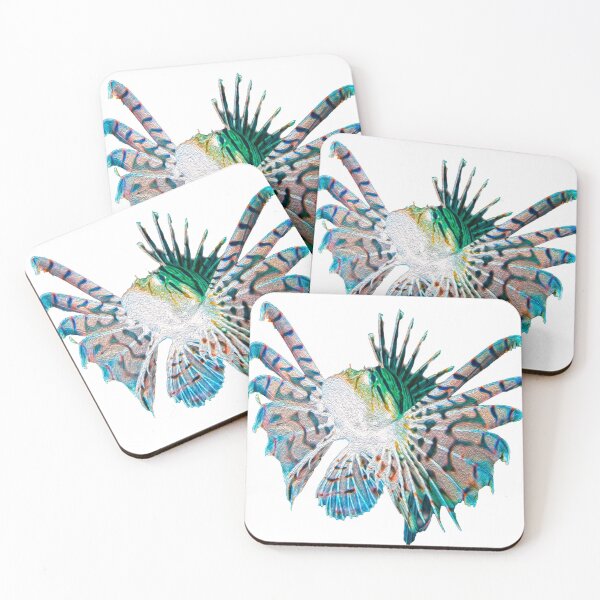 Item preview, spreading fins lionfish designed and sold by tank200bar.