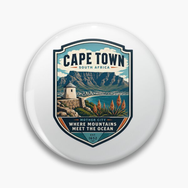 Item preview, Cape Town South Africa Mother City Where Mountains Meet The Ocean Est 1652 Traveler Souvenir Vacation designed and sold by Simsimah26Parks.