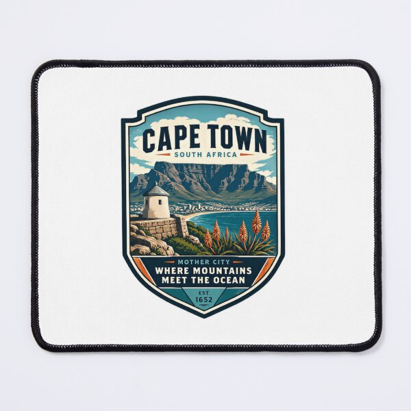 Item preview, Cape Town South Africa Mother City Where Mountains Meet The Ocean Est 1652 Traveler Souvenir Vacation designed and sold by Simsimah26Parks.