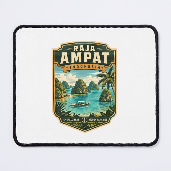 Item preview, Raja Ampat Indonesia Emerald Seas Hidden Paradise Travel Vacation Destination designed and sold by Simsimah26Parks.
