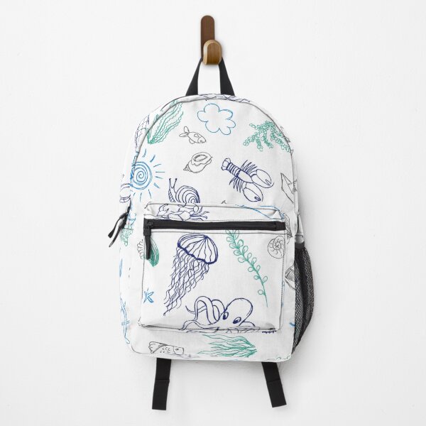 Item preview, hand draw fish designed and sold by Wzorcowisko.