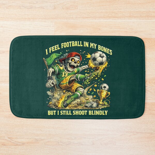 Item preview, Funny Football Skeleton Shoot Blindly Soccer Mascot designed and sold by W&RParadise.