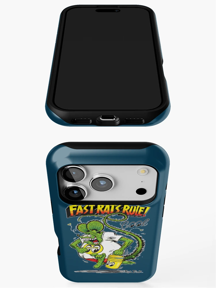 Thumbnail 3 of 4, iPhone Case, Fast Rats Rule designed and sold by Darlingora.